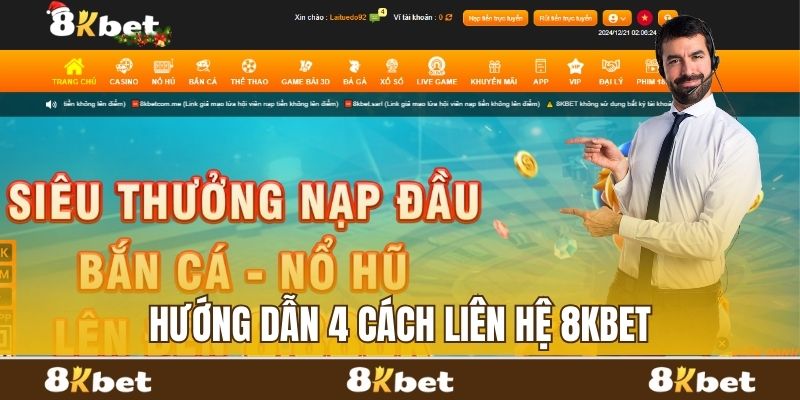 Liên hệ 8kbet
