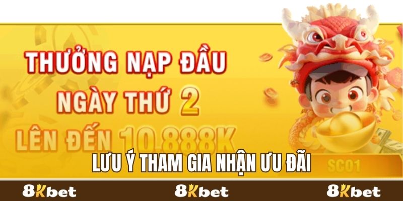 Lưu ý tham gia nhận ưu đãi