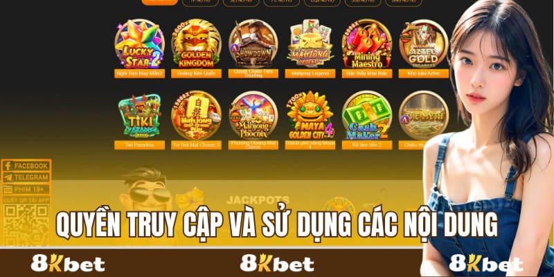 Quyền truy cập và sử dụng kho thông tin, sản phẩm